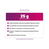 ISO 100 Dymatize — 25 g de proteína por porción; Aislado hidrolizado: absorción ultrarrápida, ideal post-entreno; 5,5 g de BCAA y 11,9 g de aminoácidos esenciales por porción; Solo 120 kcal, 1 g de grasa y 1 g de azúcar por porción; Sin gluten · testeada contra sustancias prohibidas (Informed Choice); Se disuelve al instante, sin grumos