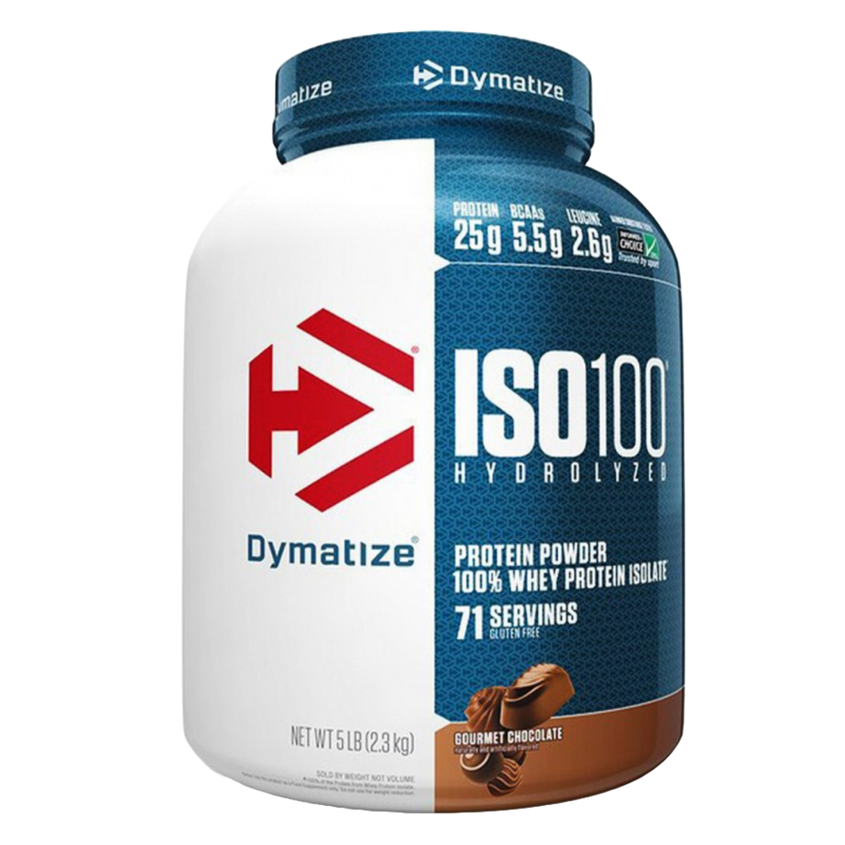 proteina iso 100 de la marca dymatize para ganancia muscular 