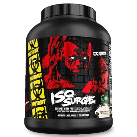 Mutant Iso Surge 5 Lb Cookies and Cream | Proteína Aislada Premium Sin Carbohidratos | 68 Porciones