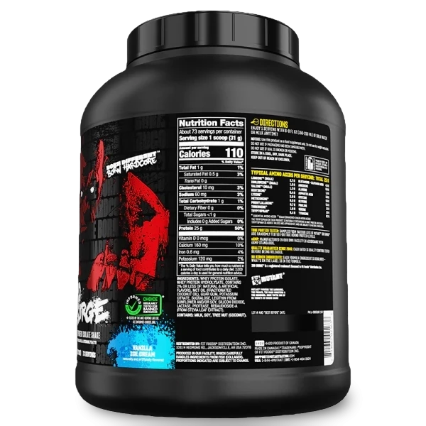 Mutant ISO Surge 5 lb Vanilla – Proteína Aislada de Suero Gourmet para Músculo Magro y Definición