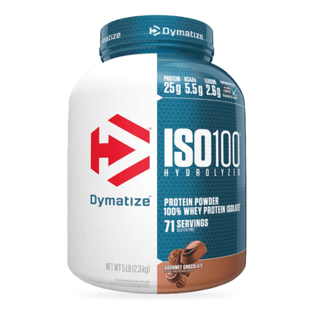 ISO 100 5 LB Dymatize | 25g Proteína Hidrolizada, Sin Lactosa, 76 Porciones