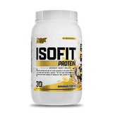 Nutrex IsoFit 2.3 lb Banana Foster – Proteína Aislada 100% para Músculo Magro y Recuperación Premium