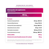 Lipo-6 Black Intense Ultra Concentrate Nutrex — información del suplemento por porción, datos verificados del envase