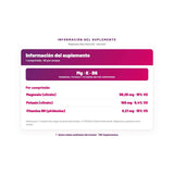 Magnesio Max OstroVit — información del suplemento por porción, datos verificados del envase