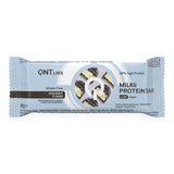Barra de proteína Milkii QNT sabor Coconut Flakes 60g - sin gluten - vista frontal del envase