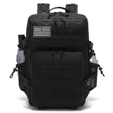 Mochila Tipo Militar Negra 45lt