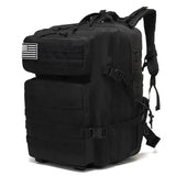 Mochila Tipo Militar Negra 45lt