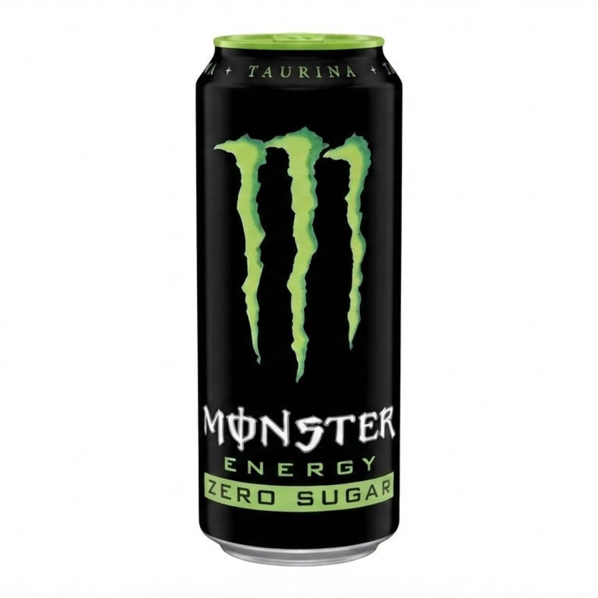 Monster Energy Zero Sugar 473 ml - bebida energética sin azúcar con taurina, cafeína y L-carnitina - vista frontal de la lata