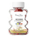 Multivitamínico con Probióticos de Perfect Bear — gomitas con 9 vitaminas esenciales y Bacillus Coagulans, sabor berries — envase osito de 60 gomitas
