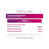 Omega 3 UltraPure Newscience — información del suplemento por porción, datos verificados del envase