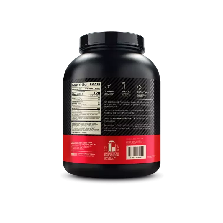 Optimum Nutrition Gold Standard 100% Whey 5 lb Double Rich Chocolate – La Proteína #1 del Mundo