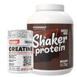 Pack Shaker Strongest sabor Chocolate + Creatina Basic 300g — TBH Suplementos