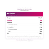 Protein Cookie QNT — información nutricional por porción, datos verificados del envase