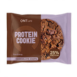 Protein Cookie QNT 60 g sabor Chocolate Chips - galleta proteica con 15 g de proteína y pepitas de chocolate - vista frontal del envase