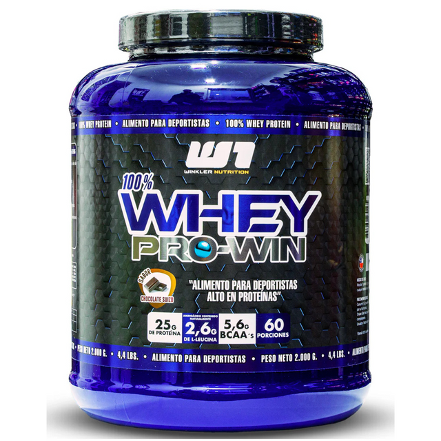 proteina de la marca winkler nutrition pro win sabor chocolate suizo