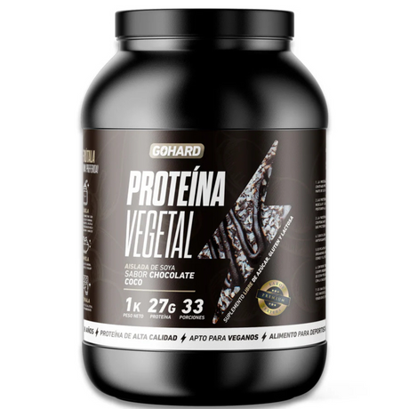 proteina vegetal go hard sabor chocolate coco 