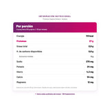 Proteína Vegana GoHard — información nutricional por porción, datos verificados del envase
