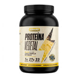 Proteína Vegana GoHard aislada de soya sabor Vainilla Ice Cream 1 kg - 27 g de proteína por porción, libre de azúcar, gluten y lactosa - vista frontal del envase