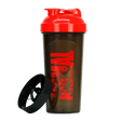 Shaker Animal Red 700 ml con tapa a prueba de fugas