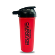 Shaker Carnivor Rojo MuscleMeds 600 ml, vaso mezclador libre de BPA