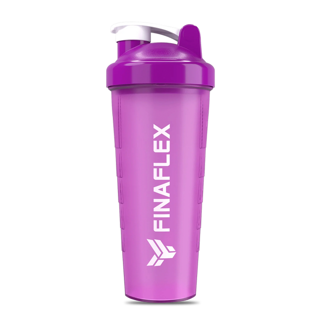 Shaker Finaflex 600 ml morado, vaso mezclador libre de BPA