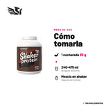 Shaker Protein Strongest Nutrition — cómo tomarla, modo de uso: 1 cucharada (33 g) en 240-475 ml de agua o leche fría, 1 a 2 veces al día. Agita bien en el shaker o licúa. Ideal después de entrenar o como colación proteica. 100% original, envío a todo Chile.