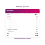 Slimbar — información nutricional por porción, datos verificados del envase