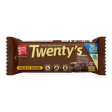 Barra de proteína Twentys Your Goal sabor Chocolate Brownie 60g - 20 g de proteína por porción, keto friendly - vista frontal del envase