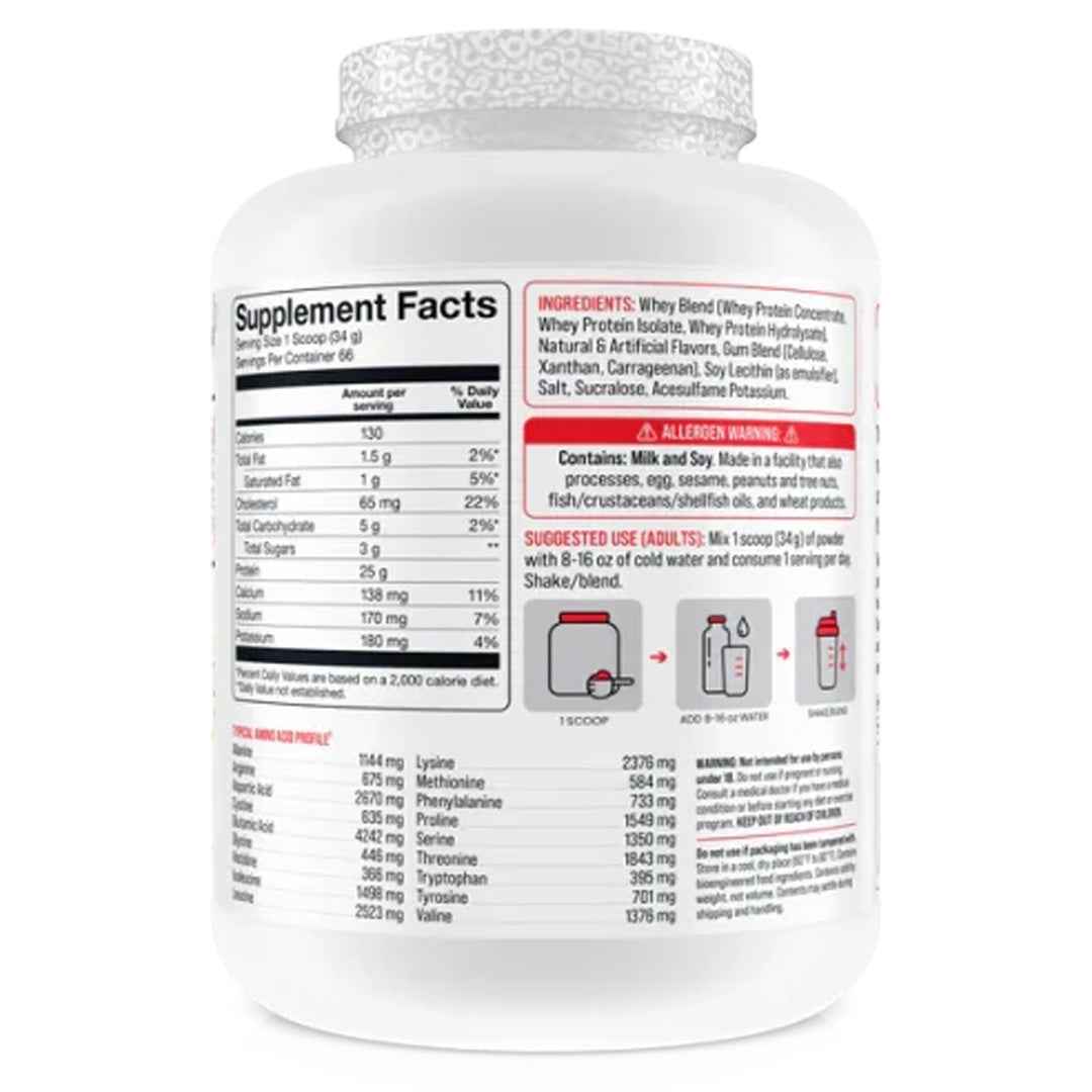 Proteína Basic Whey 5 LB Vainilla – Mezcla de Suero Premium (Concentrada, Aislada e Hidrolizada) | TBH Suplementos Chile