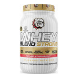 Proteína Whey Blend Strong Strongest Nutrition sabor Frutilla — mezcla de proteína de suero, 22 g de proteína por porción — vista frontal del envase